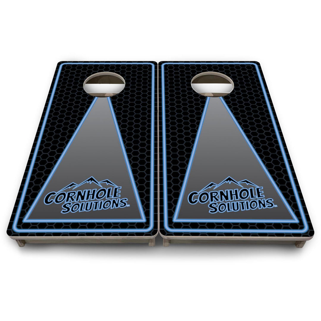 Neon CS Logo - Mini or Vacation Size Cornhole Boards