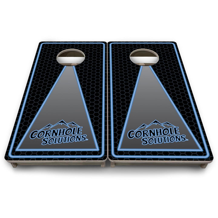 Neon CS Logo - Mini or Vacation Size Cornhole Boards