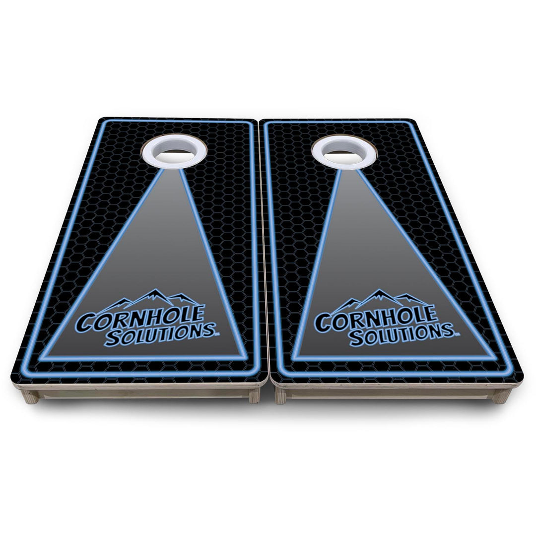 Neon CS Logo - Mini or Vacation Size Cornhole Boards