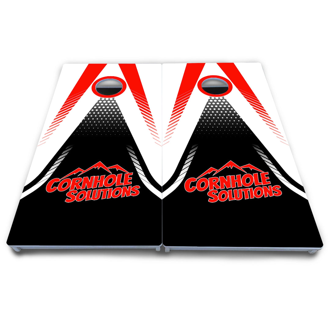 White Jersey Cornhole Boards - All Weather Series