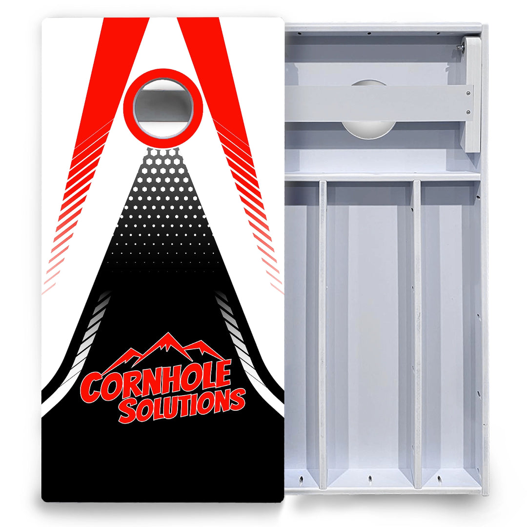 White Jersey Cornhole Boards - All Weather Series