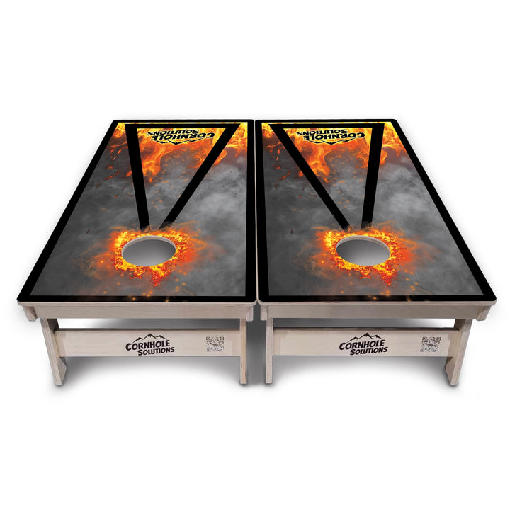 Smoke & Fire Cornhole Boards – Tournament Series