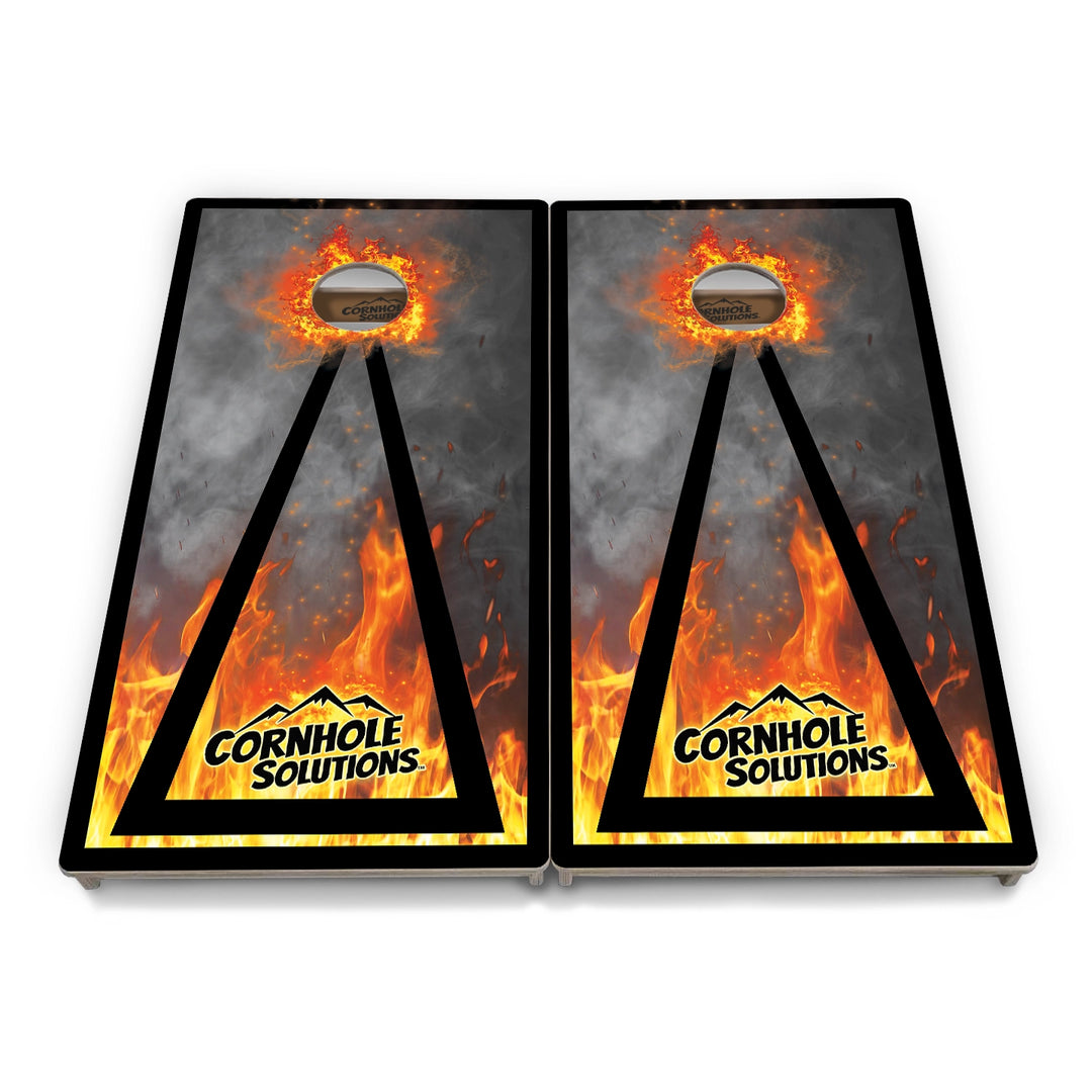 Smoke & Fire Cornhole Boards – Tournament Series