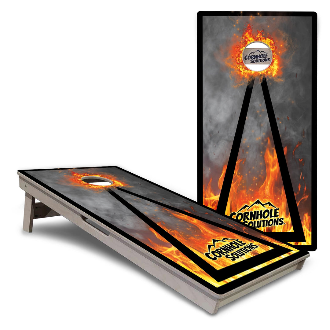 Smoke & Fire Cornhole Boards – Tournament Series