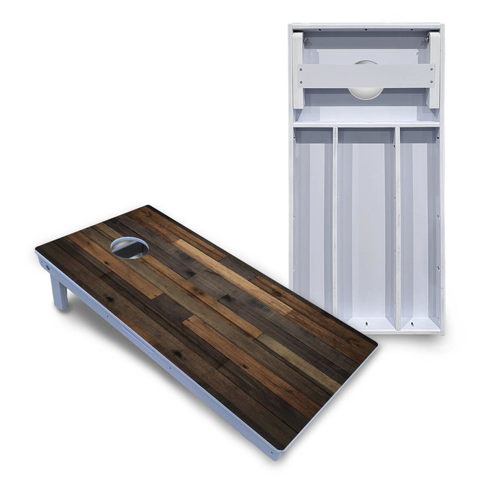 Wood Panels Cornhole Boards - All Weather Series
