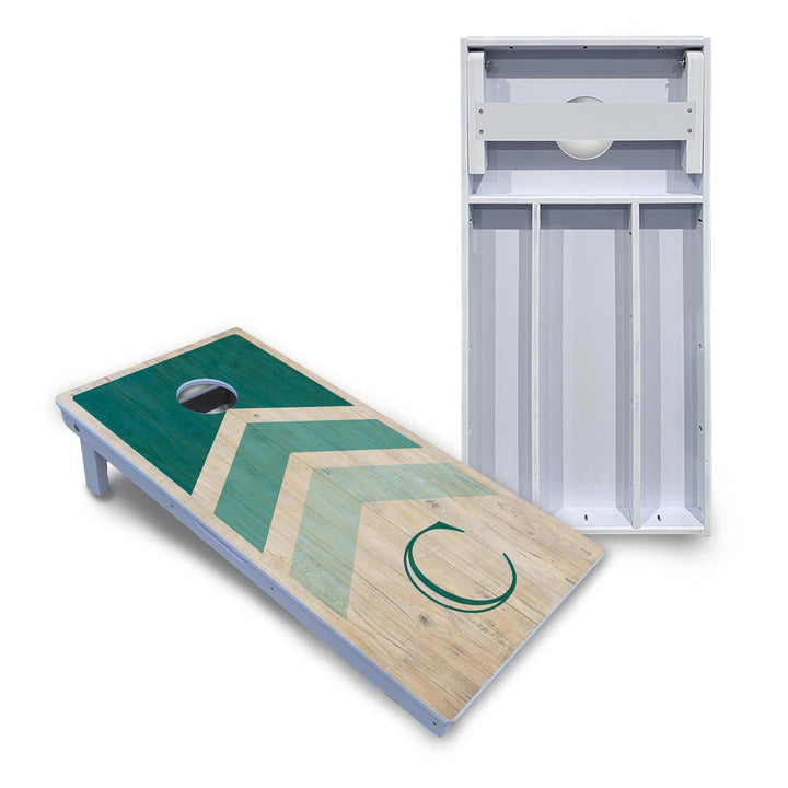 Wedding Arrows Cornhole Boards - All Weather Series - Teal