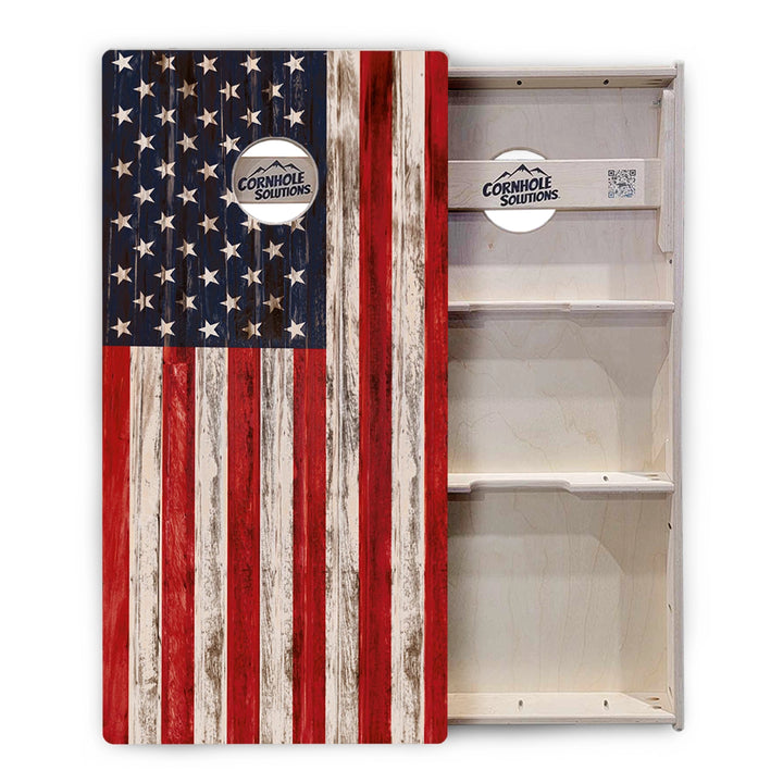 Antique Flag Cornhole Boards – Tournament Series