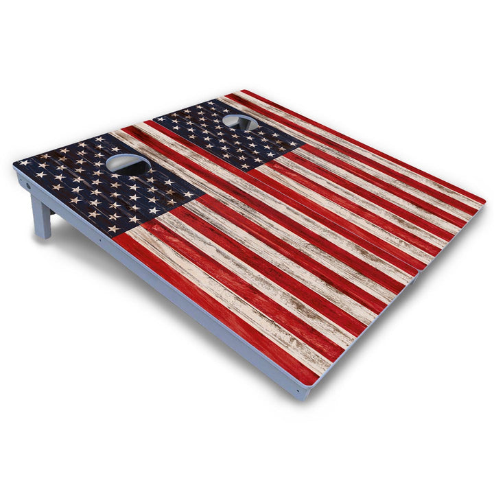 Antique Flag Cornhole Boards - All Weather Series