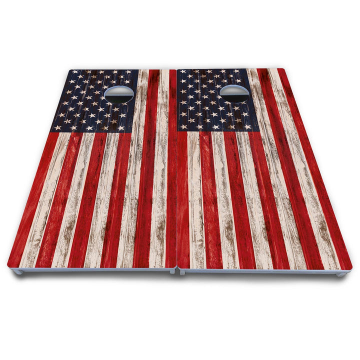 Antique Flag Cornhole Boards - All Weather Series