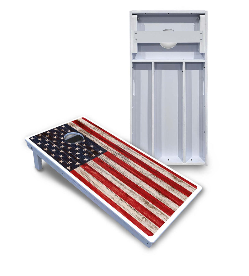 Antique Flag510 Cornhole Boards - All Weather Series
