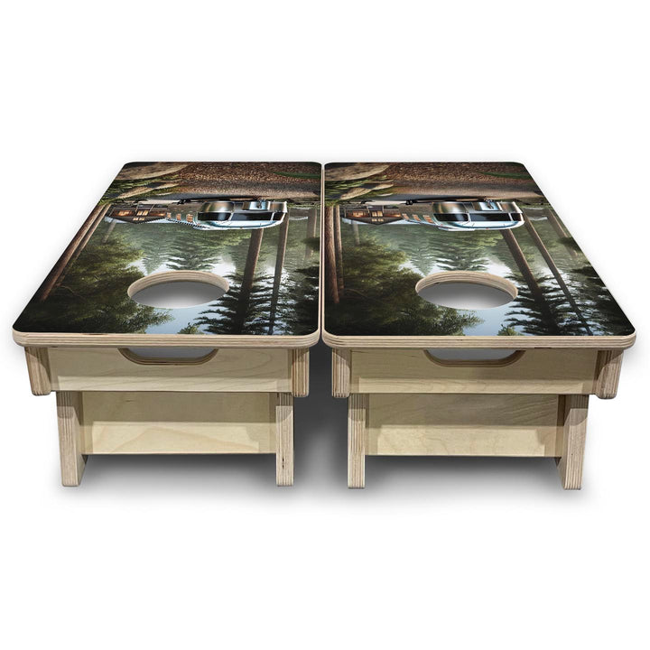 Off the Grid - Mini or Vacation Size Cornhole Boards