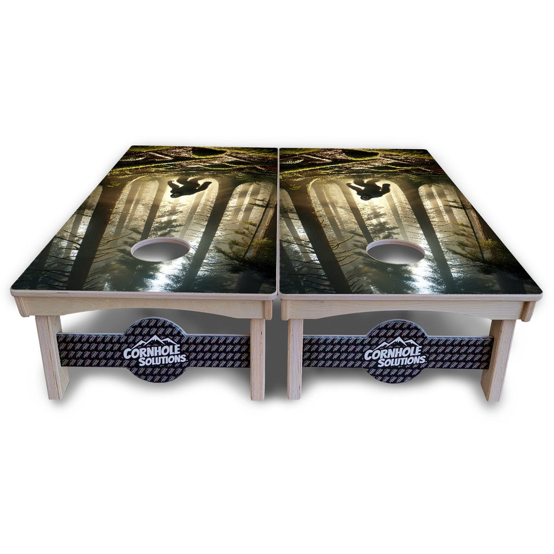 Bigfoot Spotted Cornhole Boards – Pro Lite or Pro Elite
