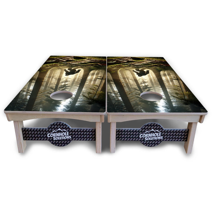 Bigfoot Spotted Cornhole Boards – Pro Lite or Pro Elite