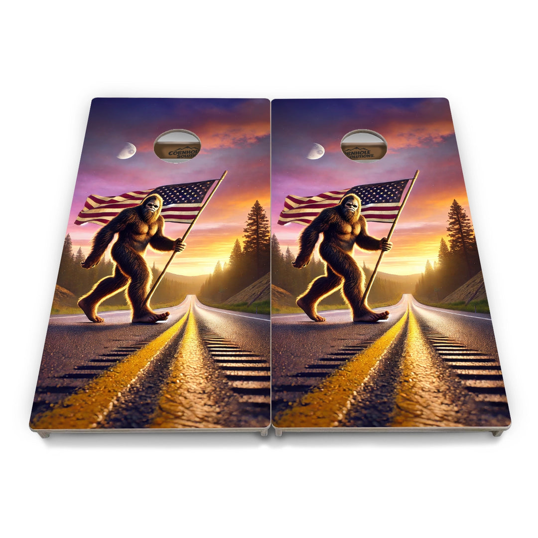 Bigfoot Spotted Cornhole Boards – Tournament Series