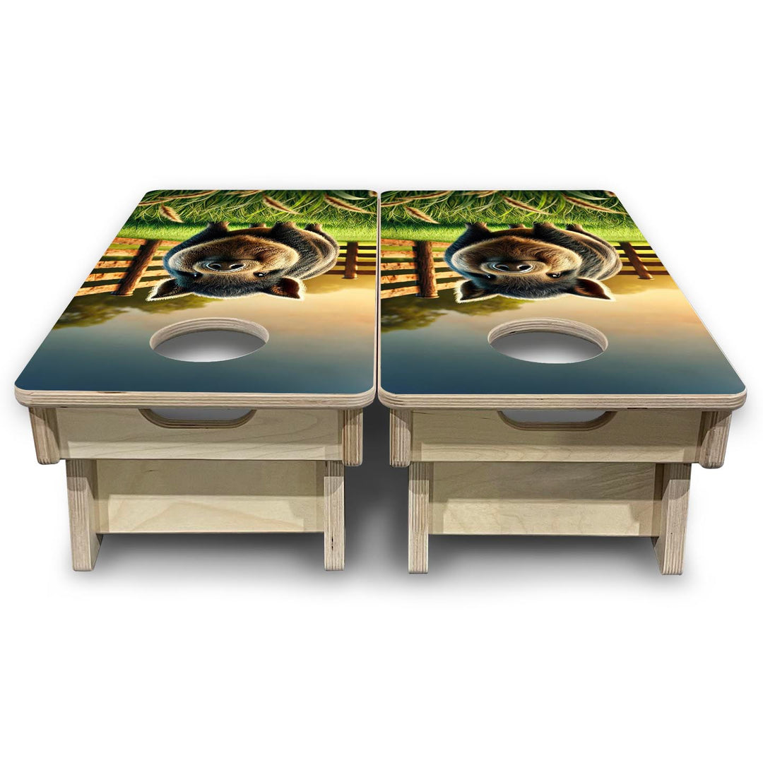 Happy Hog - Mini or Vacation Size Cornhole Boards