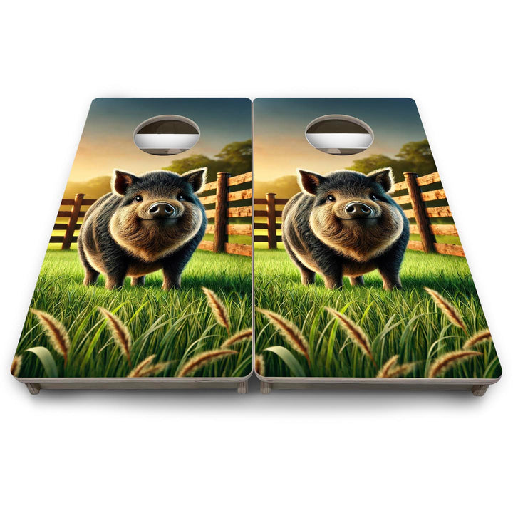Happy Hog - Mini or Vacation Size Cornhole Boards