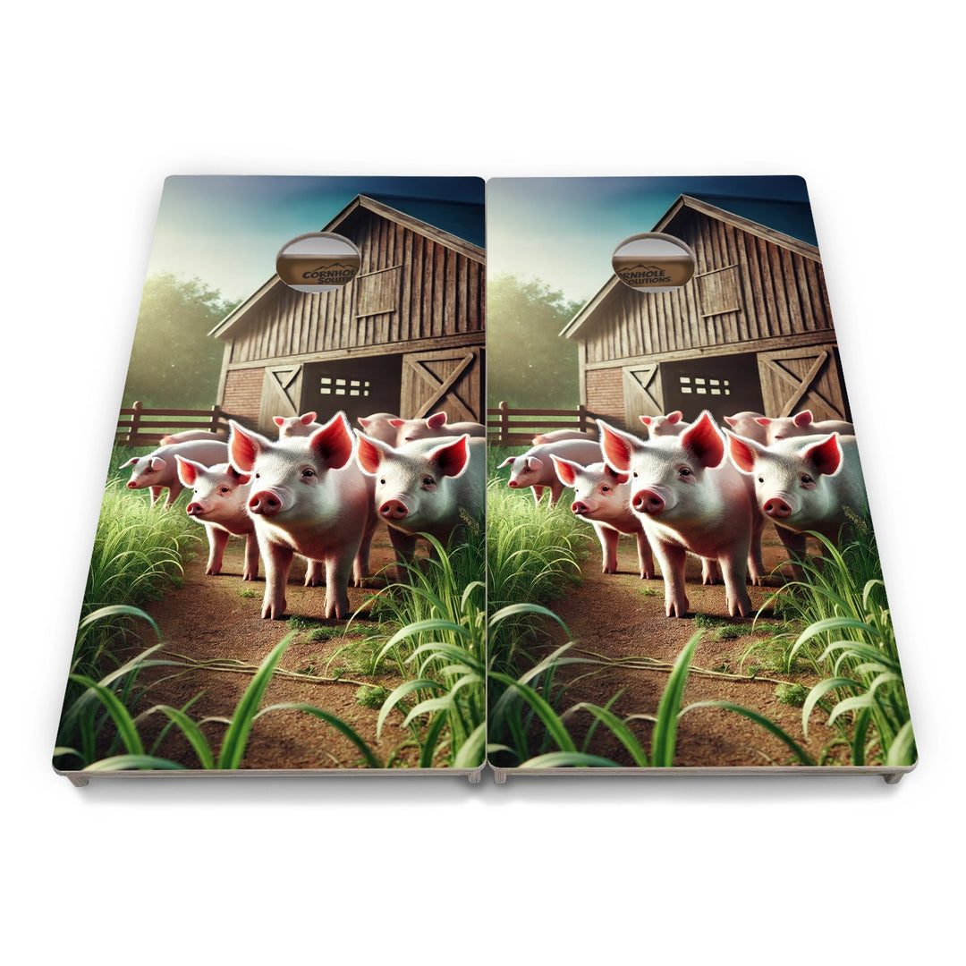 Farm Animal Cornhole Boards – Tournament Series