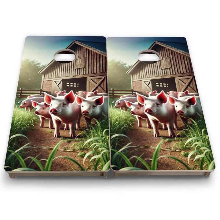 Piglet Parade - Mini or Vacation Size Cornhole Boards