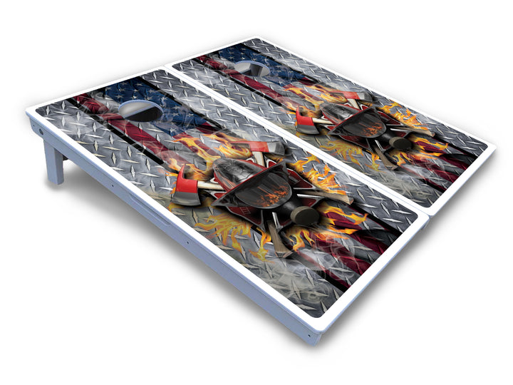 Firefighter Cornhole Boards - All Weather Series