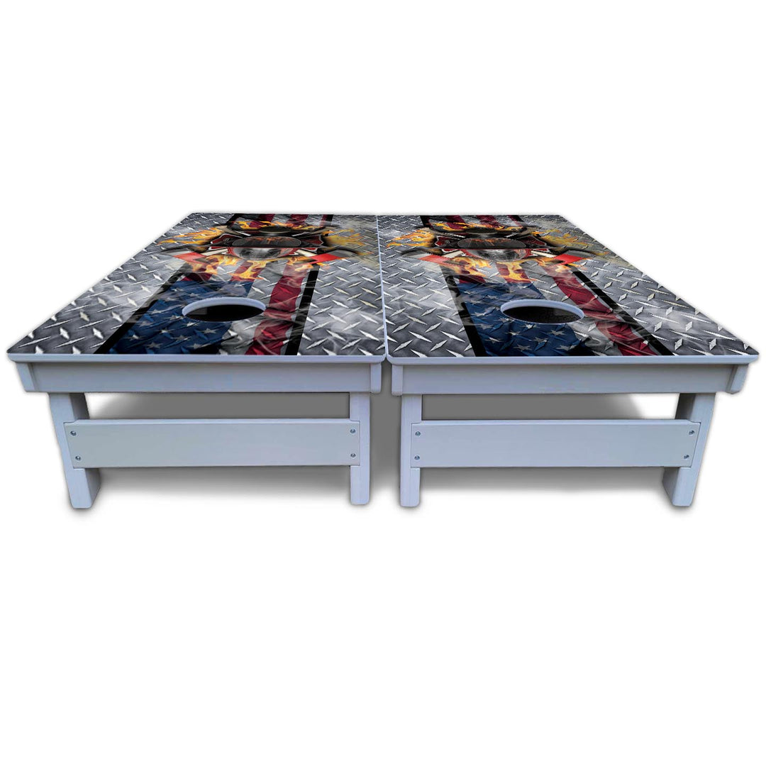 Firefighter Cornhole Boards - All Weather Series