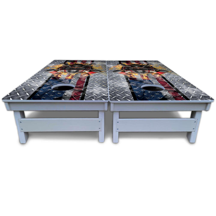 Firefighter Cornhole Boards - All Weather Series