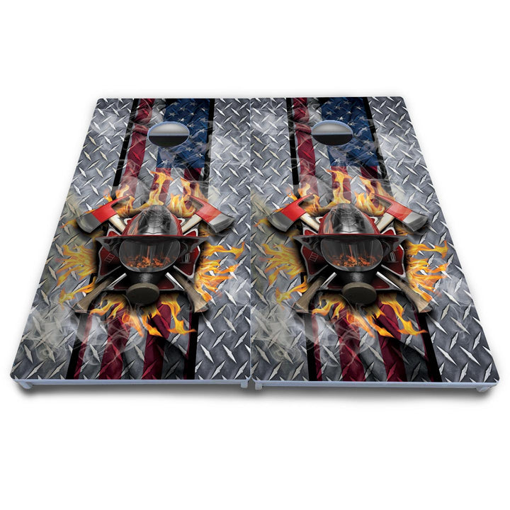 Firefighter Cornhole Boards - All Weather Series