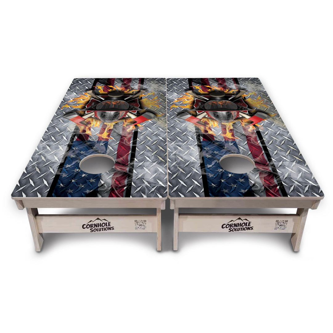 Firefighter Cornhole Boards – Tournament Series