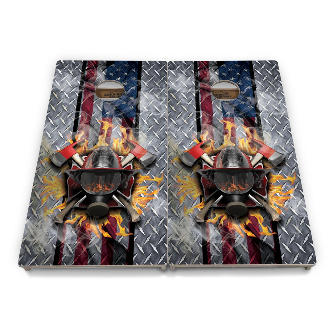 Firefighter Cornhole Boards – Tournament Series