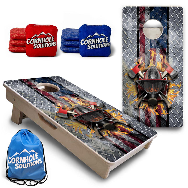 Firefighter - Mini or Vacation Size Cornhole Boards