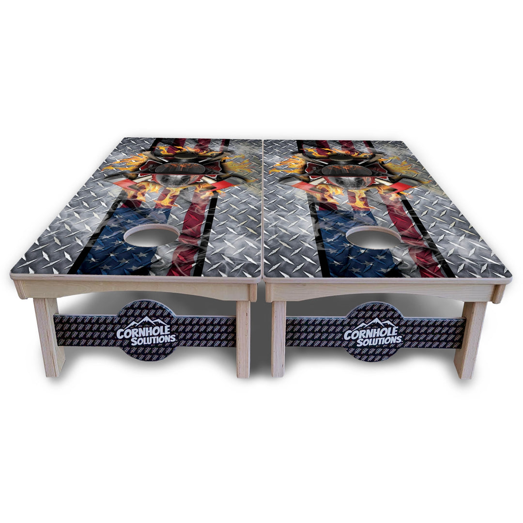 Firefighter Cornhole Boards – Pro Lite or Pro Elite