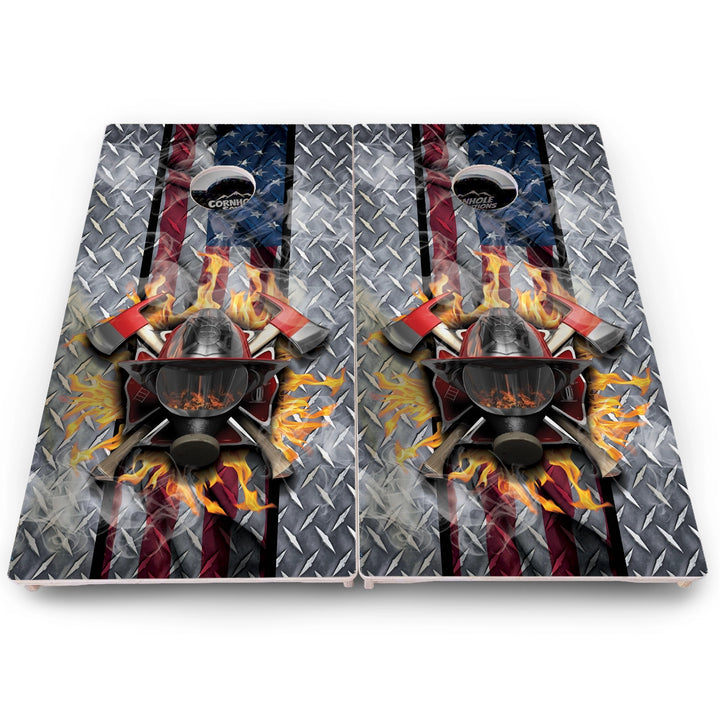 Firefighter Cornhole Boards – Pro Lite or Pro Elite