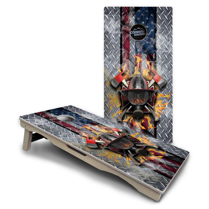 Firefighter Cornhole Boards – Pro Lite or Pro Elite
