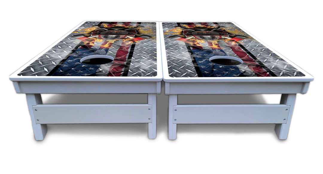 Firefighter Cornhole Boards - All Weather Series