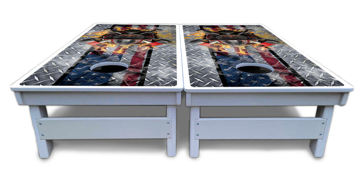 Firefighter Cornhole Boards - All Weather Series