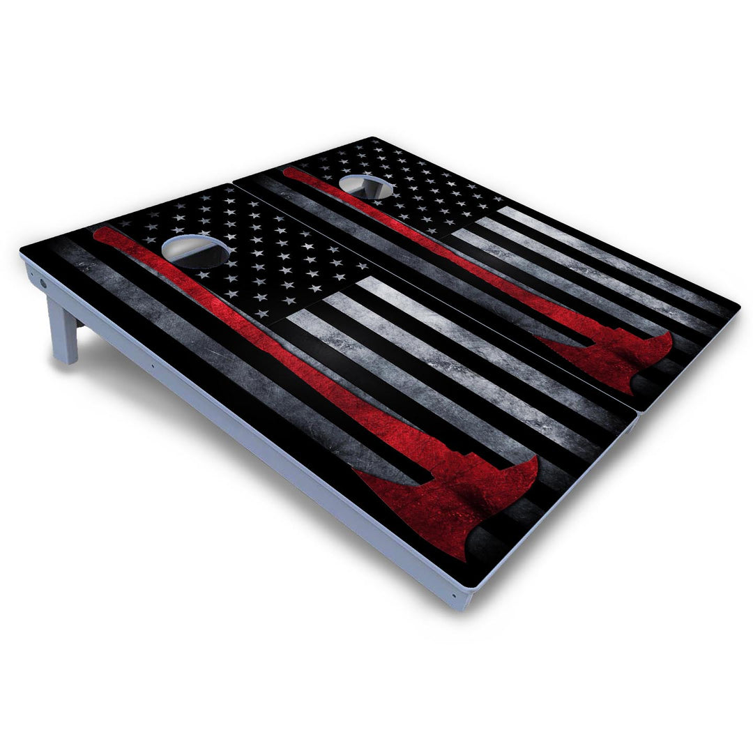 Axe Flag Cornhole Boards - All Weather Series