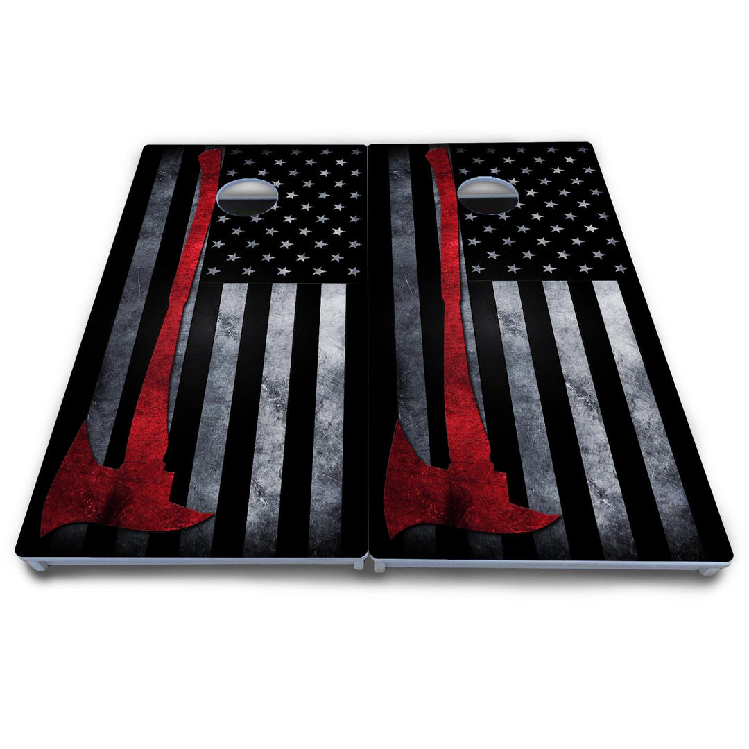 Axe Flag Cornhole Boards - All Weather Series