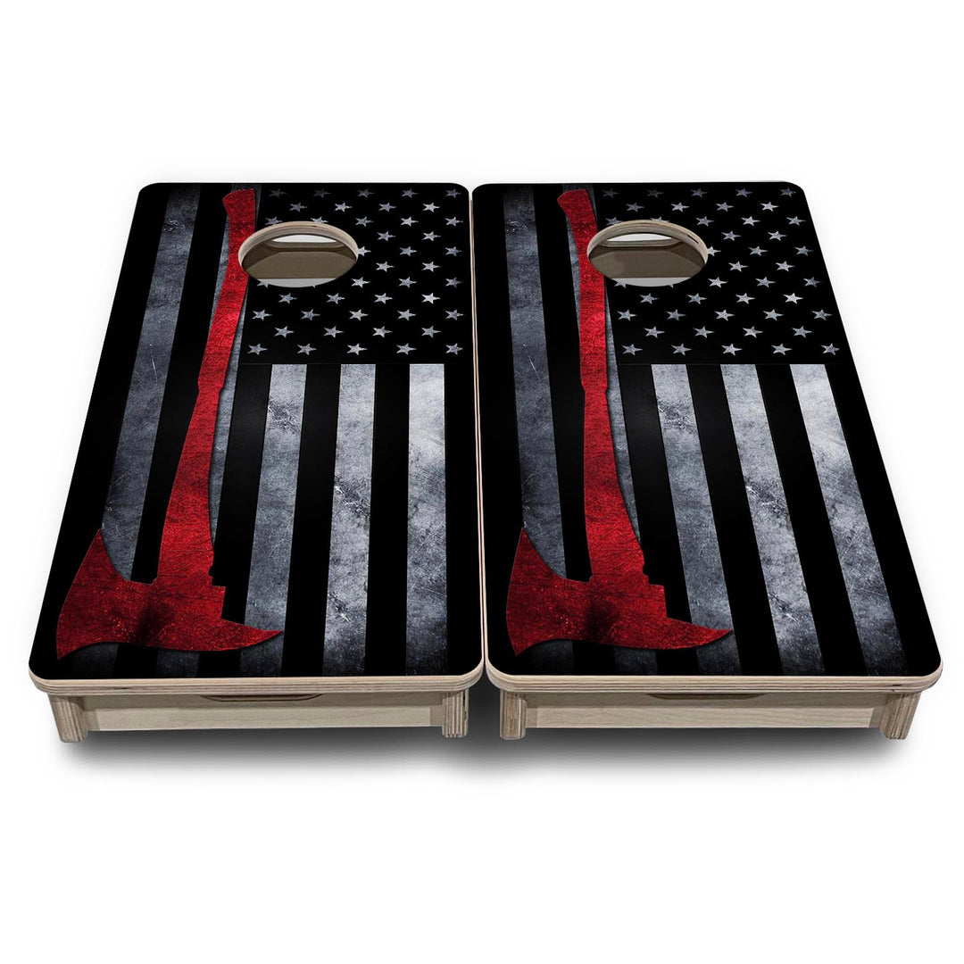 Axe Flag - Mini or Vacation Size Cornhole Boards