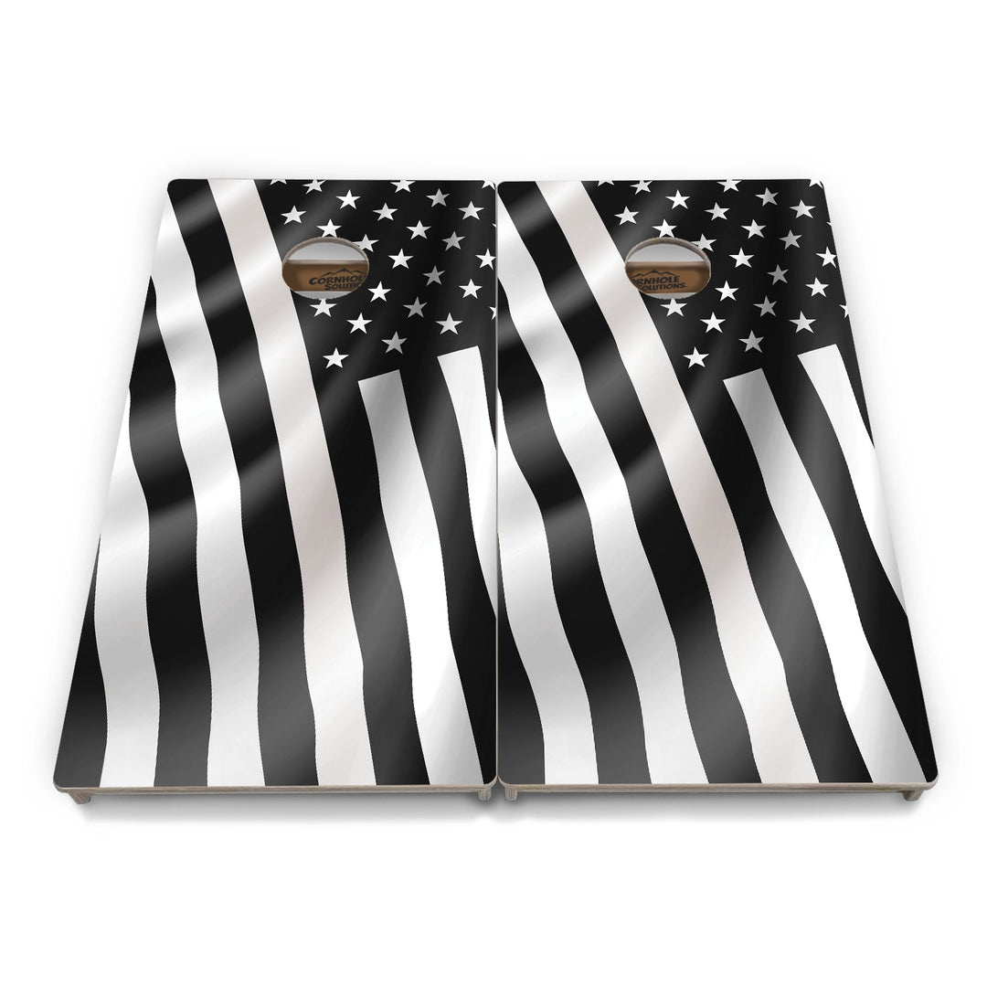 First Responder Wavy Flag Cornhole Boards – Tournament Series