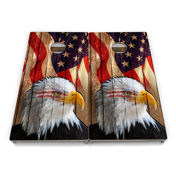 Eagle Flag Collection Cornhole Boards – Tournament Series