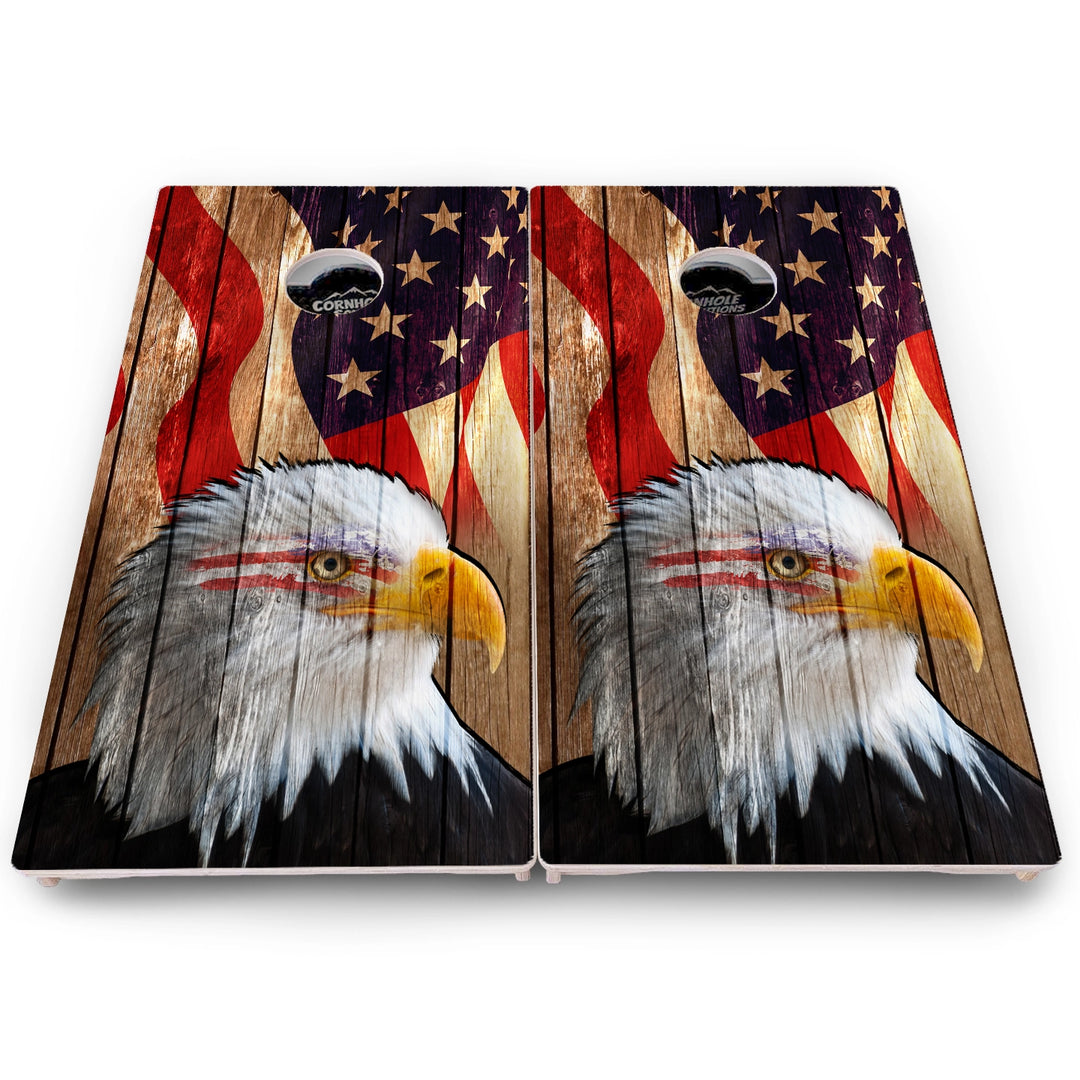Eagle Flag Cornhole Boards – Pro Lite or Pro Elite