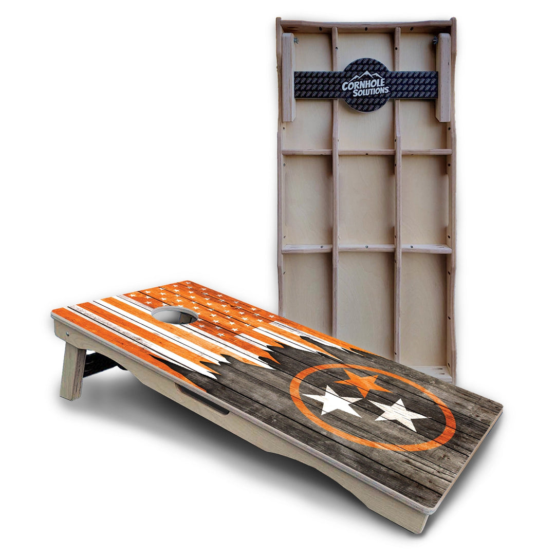 Tennessee Flag Cornhole Boards – Pro Lite or Pro Elite