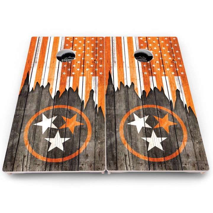 Tennessee Flag Cornhole Boards – Pro Lite or Pro Elite