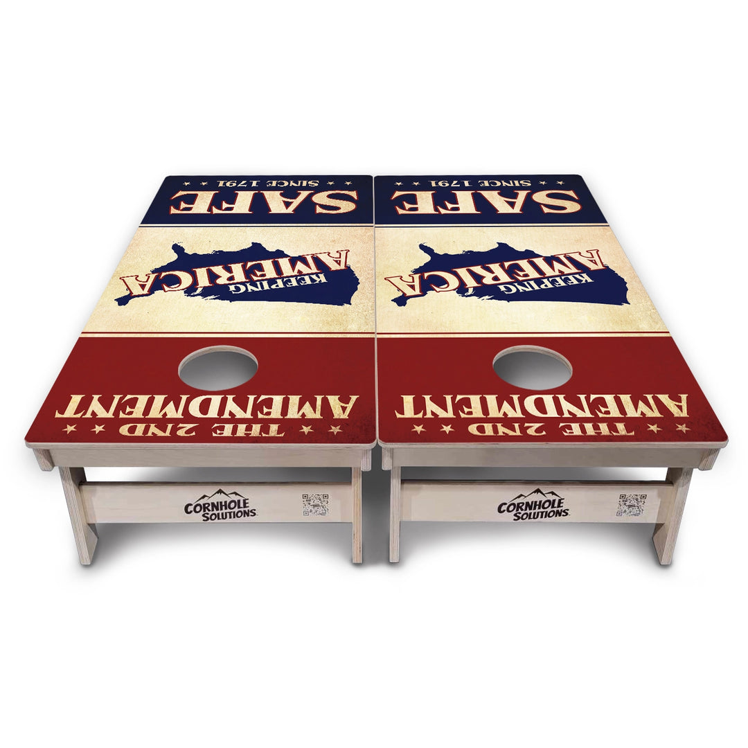 Keep America Safe Cornhole Boards – Tournament Series