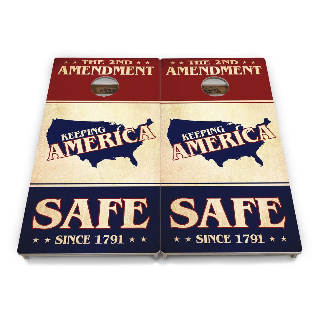 Keep America Safe Cornhole Boards – Tournament Series