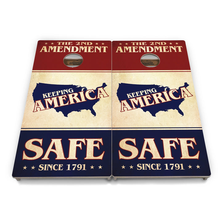 Keep America Safe Cornhole Boards – Tournament Series