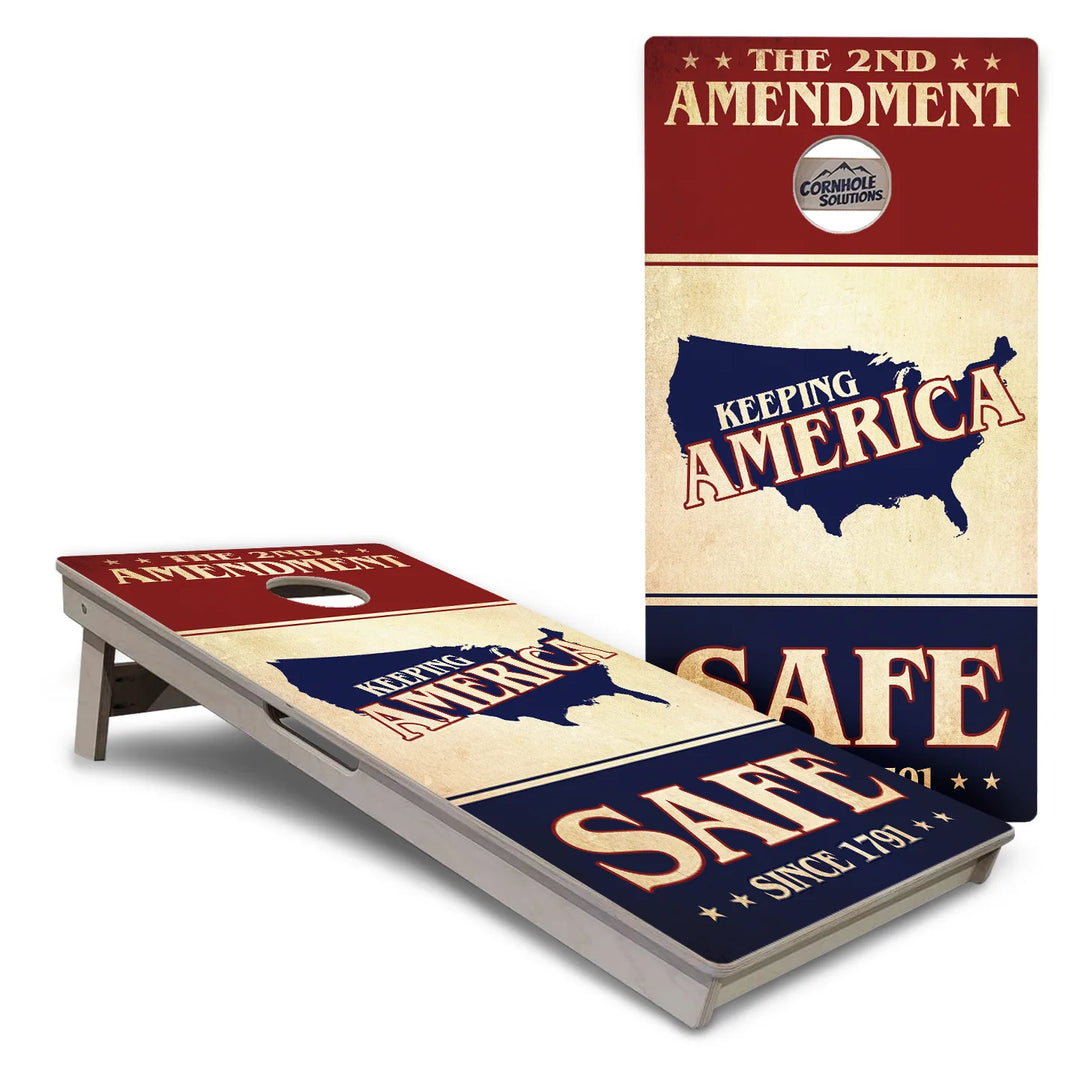 Keep America Safe Cornhole Boards – Tournament Series