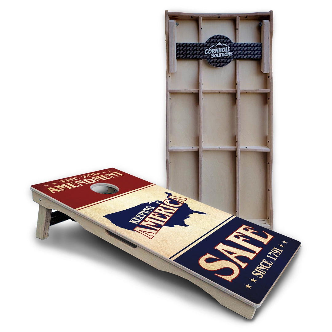 Keep America Safe Cornhole Boards – Pro Lite or Pro Elite