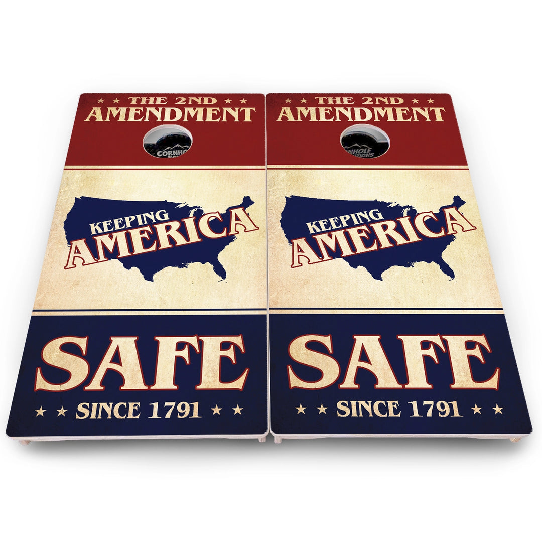 Keep America Safe Cornhole Boards – Pro Lite or Pro Elite