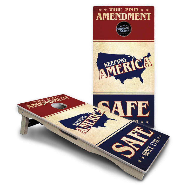 Keep America Safe Cornhole Boards – Pro Lite or Pro Elite