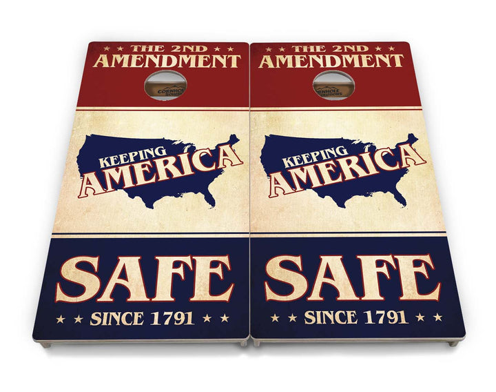 2nd Amendment Flyer Cornhole Boards - Professional Tournament Series